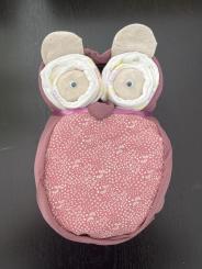 Windel-Eule rosa Gr. 74/80 