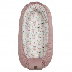 Babynest Cocoon Hase rosa 