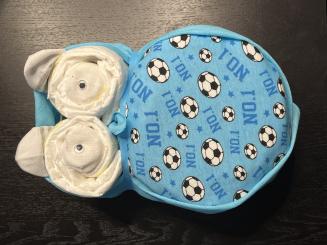 Windel-Eule "Fussball" Gr. 62/68 