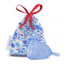 Ladycup blau Blüemli Grösse S 