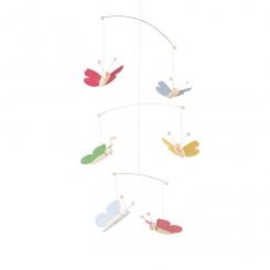 Schmetterlings-Mobile pastell 