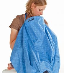 Stilltuch blau mit Sternen 