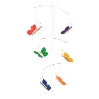Schmetterlings-Mobile regenbogen 